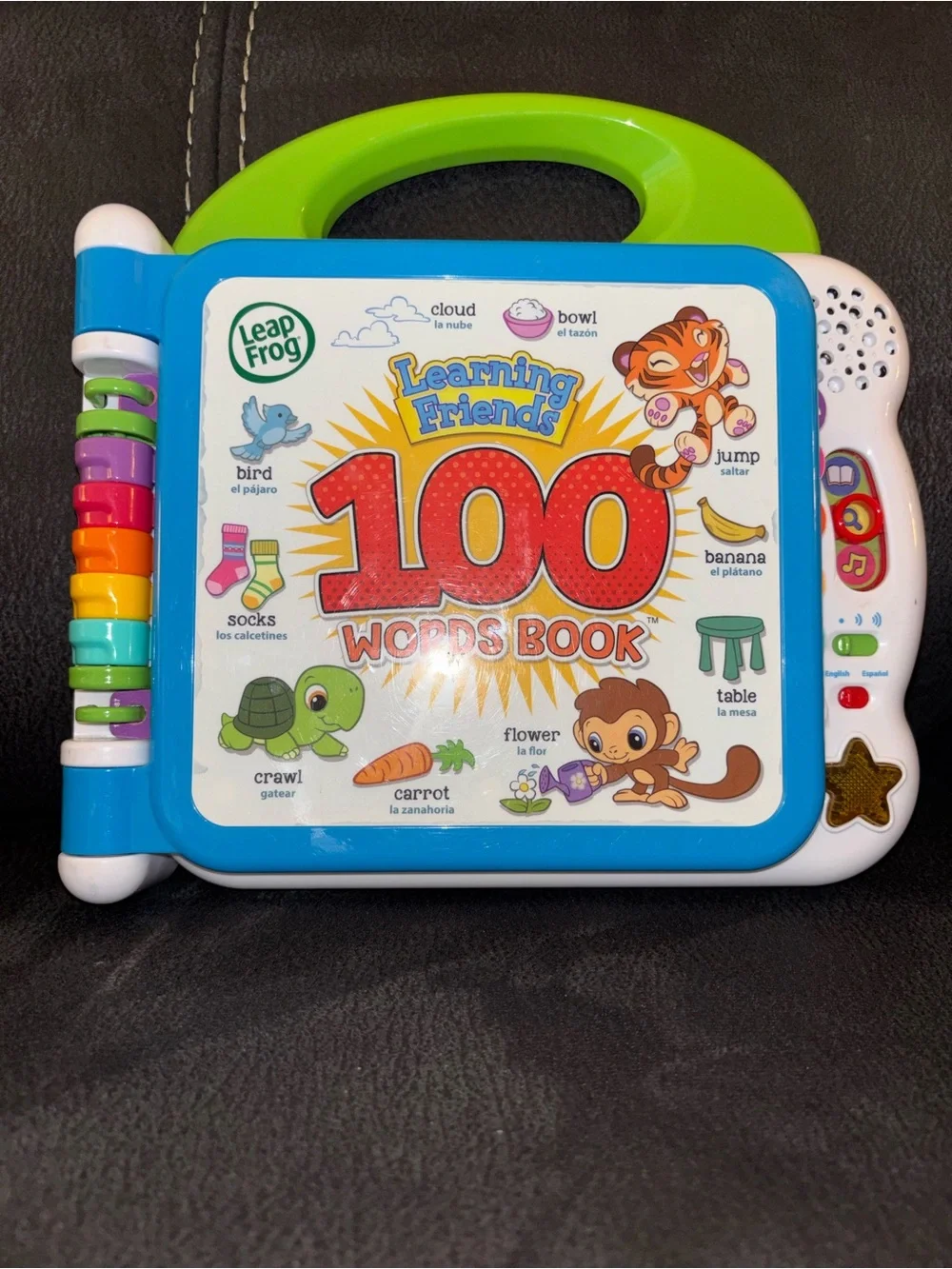 LeapFrog 100 Words Book & Learning Friends Scout & Violet English/Spanish